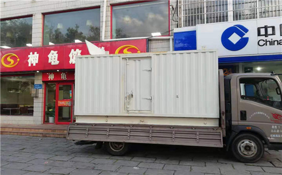 通什镇出租发电机施工案例